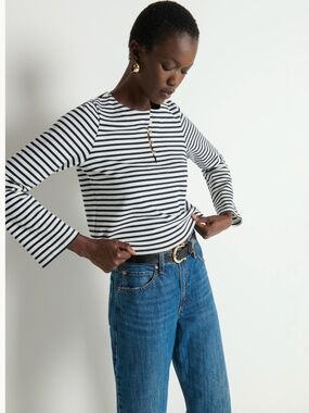 NWT Nation LA Silvia Long Sleeve Top